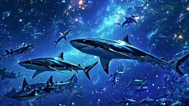 Shiny Sharks in the Sea of Stars