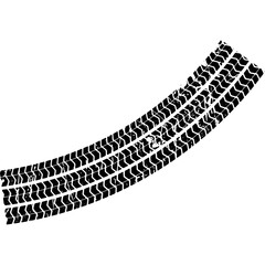Grunge Tire Track