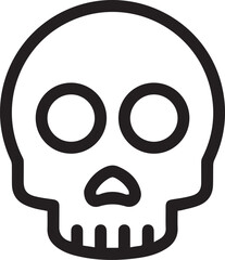 Skull icon symbol vector image illustration
