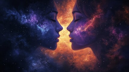 Cosmic Love  Two Faces  One Galaxy