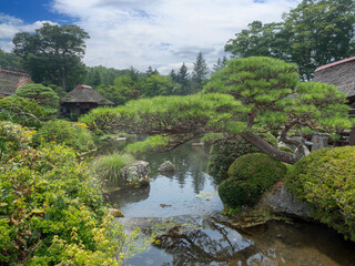 Lake at Oshino Hakkai village, Japan