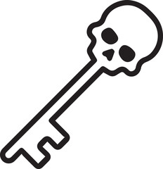 Skull icon symbol vector image illustration
