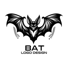 Bat Vector Logo Design