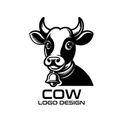 Cow Vector Logo Design