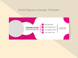 Creative Email Signature Design Template