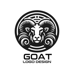 Goat Vector Logo Design