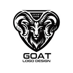 Goat Vector Logo Design