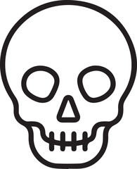 Skull icon symbol vector image illustration
