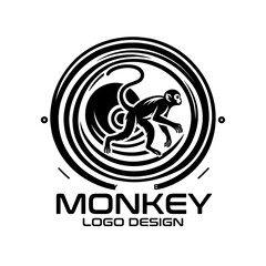 Monkey Vector Logo Design