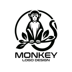 Monkey Vector Logo Design