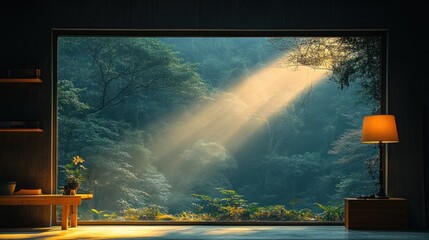 Sunlight Through Window