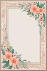 Obraz premium antique picture frame