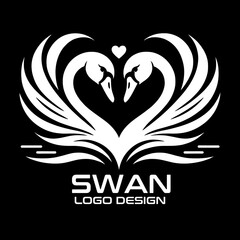 Swan Vector Logo Design