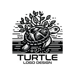 Turtle Vector Logo Design