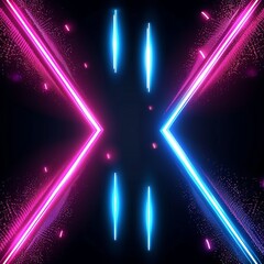 Obraz premium Abstract arrow speed motion light effect with blue 