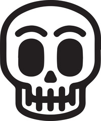 Skull icon symbol vector image illustration
