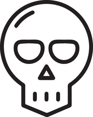 Skull icon symbol vector image illustration
