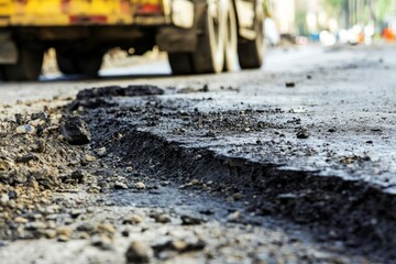 Naklejka premium Examine the environmental impacts of infrastructure maintenance, discussing how eco-friendly practices can be used during
