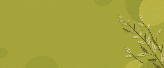 Green Marketing Business Slide with Earth Tones and Organic Shapes