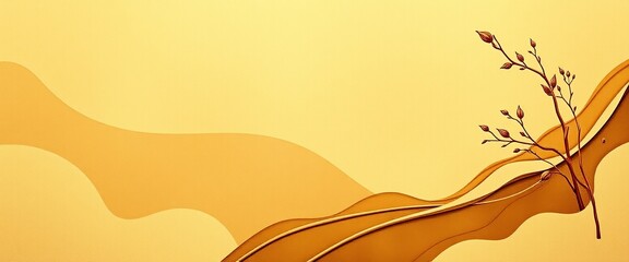 Green Marketing Slide with Organic Design for Corporate Strategy