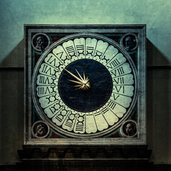 The Duomo clock in Cattedrale di Santa Maria del Fiore