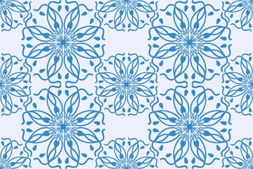 Seamless vintage line pattern, hand drawn illustration.