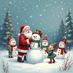 New Year and Santa Claus