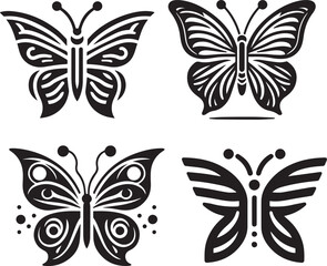 Butterfly Silhouette Collection