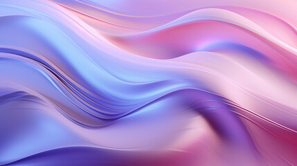 Naklejka premium Smooth pastel waves create serene and calming atmosphere