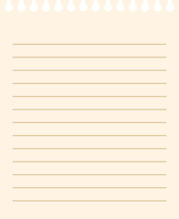 Obraz premium notebook page