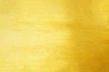 Old glod metal wall background or texture and shadow.