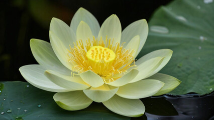 natural American Lotus (Nelumbo lutea)