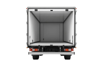 Empty truck container for logistics and transportation.