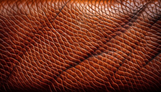 Abstract natural brown leather texture pattern background