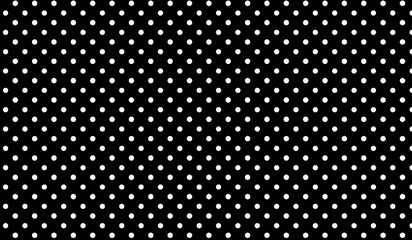 White polka dots pattern on black background ultra-HD wallpaper