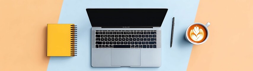 Inspiring workspace setup a creative blend of technology minimalism and productivity for modern professionals