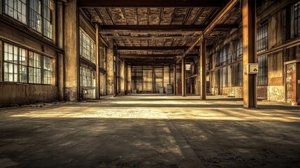 Industria Establishment: Interior of Industrial Factory Building
