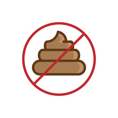 poop icon sign vector