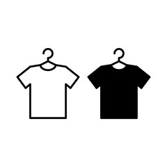t shirt icon sign vector