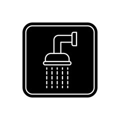 Obraz premium shower icon sign vector