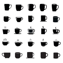 Cup Silhouette Vector Illustration