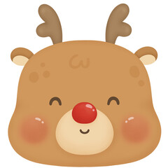 Reindeer face 