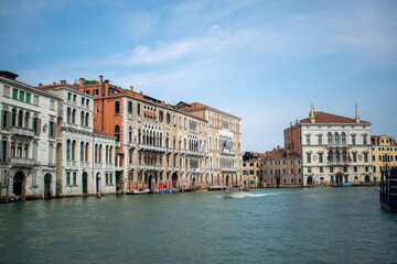 Italy Venice Canal landscape sea buildings