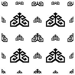 Traditional Turkish carpet and rug patterns. Anatolian motifs symbolizing fertility.