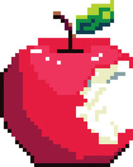 Pixel Apple Icon