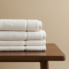 towels on the table