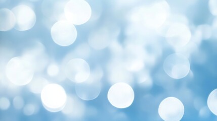 Obraz premium Abstract Blue Bokeh Background