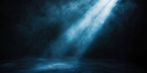 Dark background with a spotlight