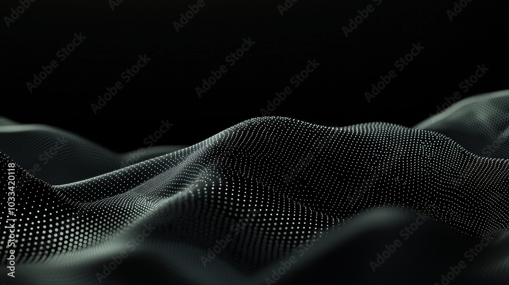 Poster an abstract wave technology background with a blue light digital effect for a corporate background