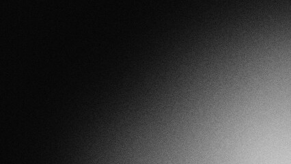 Monochrome black white gray silver background, dark grainy texture backdrop, retro grunge abstract banner poster header design